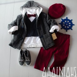 Βαπτιστικό ρούχο Μάκης Τσέλιος Α1585 Βαπτιστικό ρούχο Μάκης Τσέλιος Α1585