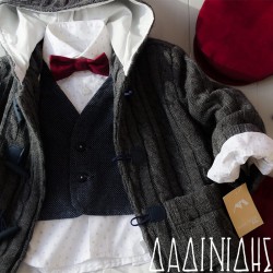 Βαπτιστικό ρούχο Μάκης Τσέλιος Α1585 Βαπτιστικό ρούχο Μάκης Τσέλιος Α1585