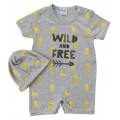 Σετ φορμάκι-σκουφάκι ''Wild and free'' Funky ΦΟΡ362 Σετ φορμάκι-σκουφάκι ''Wild and free'' Funky ΦΟΡ362