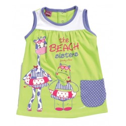 Φόρεμα μακό αμάνικο "The Beach Sisters" Funky ΚΚ1588