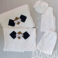 Λαδόπανα με ρόμβους μπλε-μπεζ ΑΛΔ159 Λαδόπανα με ρόμβους μπλε-μπεζ ΑΛΔ159