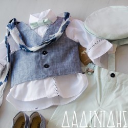 Βαπτιστικό ρούχο Μάκης Τσέλιος Α1605 Βαπτιστικό ρούχο Μάκης Τσέλιος Α1605