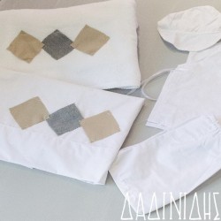 Λαδόπανα με ρόμβους γκρι-μπεζ ΑΛΔ117 Λαδόπανα με ρόμβους γκρι-μπεζ ΑΛΔ117