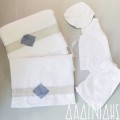 Λαδόπανα με φάσα μπεζ και ρόμβο μπλε τζιν ΑΛΔ134 Λαδόπανα με φάσα μπεζ και ρόμβο μπλε τζιν ΑΛΔ134