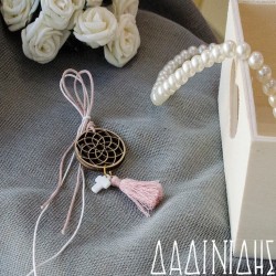 Χειροποίητα μαρτυρικά πέτου με ξύλινη ονειροπαγίδα ΜΑΡ160 Χειροποίητα μαρτυρικά πέτου με ξύλινη ονειροπαγίδα ΜΑΡ160