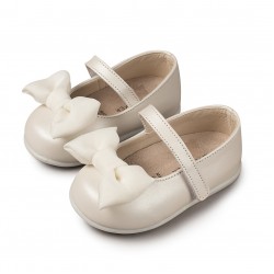 Παπουτσάκι βάπτισης Babywalker Pri2525 εκρού ΠΑΚ117