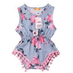 Φορμάκι ολόσωμο boho με πον πον ΦΟΡ114