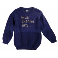 Μπλούζα πλεκτή ''Blue like the sky...'' Funky ΑΑ2429 Μπλούζα πλεκτή ''Blue like the sky...'' Funky ΑΑ2429
