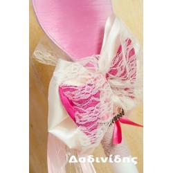 Λαμπάδα "καρδιά vintage φούξ" ΛΑΜΠ180