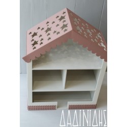 Ξύλινο κουκλόσπιτο βάπτισης αστόλιστο ΚΤ518 Ξύλινο κουκλόσπιτο βάπτισης αστόλιστο ΚΤ518