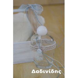 Σετ λαδιού καλαθάκι ξύλινο με decoupage σιέλ σε σχέδιο της επιλογής σας ΣΕΤ130