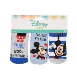Σετ κάλτσες 3ων τεμαχίων Mickey Mouse ΠΑΠ622 Σετ κάλτσες 3ων τεμαχίων Mickey Mouse ΠΑΠ622