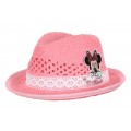 Καπέλο καβουράκι ψάθινο Minnie Mouse ροζ ΚΑΠ271 Καπέλο καβουράκι ψάθινο Minnie Mouse ροζ ΚΑΠ271