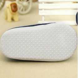 Παπουτσάκι βρεφικό σταράκι γκρί με μπάλα ΠΑΑ507