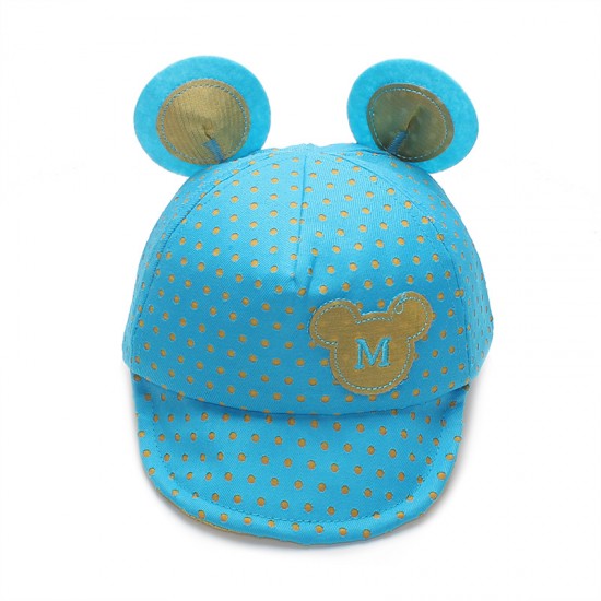 Καπέλο καλοκαιρινό mickey πουά ΚΑΠ157