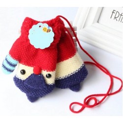 Βρεφικά γάντια με γούνινη επένδυση "πιγκουινάκι" ΣΚ242