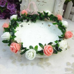 Στεφανάκι δίχρωμο με λουλούδια ΣΤΕΦ119