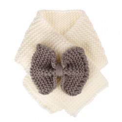 Πλεκτός γιακάς με φιόγκο ΣΚ255