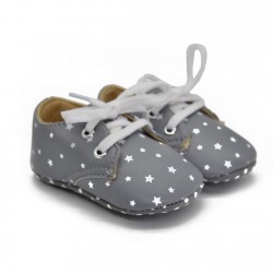 Παπουτσάκι βρεφικό με αστεράκια ΠΑΑ520