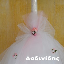 Λαμπάδα λουλούδια ρομαντική ΛΑΜΠ195 Λαμπάδα λουλούδια ρομαντική ΛΑΜΠ195