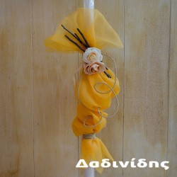 Χειροποίητη vintage λαμπάδα "κλαδάκια και λουλούδια" ΛΑΜΠ123 Χειροποίητη vintage λαμπάδα "κλαδάκια και λουλούδια" ΛΑΜΠ123