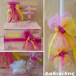 Σετ βάπτισης "λουλούδια φούξ" ΣΕΤ-Κ21 Σετ βάπτισης "λουλούδια φούξ" ΣΕΤ-Κ21