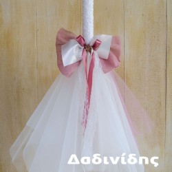 Λαμπάδα προσφορά με φιόγκο σε σάπιο μήλο ΛΑΜΠ167 Λαμπάδα προσφορά με φιόγκο σε σάπιο μήλο ΛΑΜΠ167