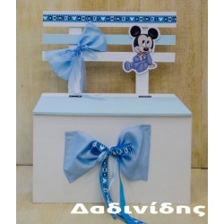 Κουτί βάπτισης "Mickey Mouse" ΚΤ223 Κουτί βάπτισης "Mickey Mouse" ΚΤ223