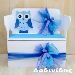 Κουτί βάπτισης "Κουκουβάγια" ΚΤ148 Κουτί βάπτισης "Κουκουβάγια" ΚΤ148