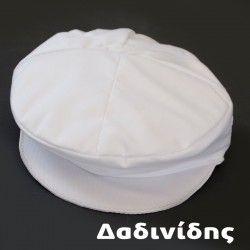 Παιδική τραγιάσκα λευκή ΚΑΠ302 Παιδική τραγιάσκα λευκή ΚΑΠ302