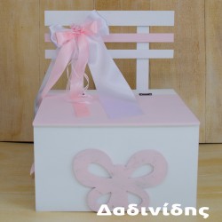 Κουτί βάπτισης με πεταλούδα ΚΤ174 Κουτί βάπτισης με πεταλούδα ΚΤ174