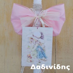 Λαμπάδα με ξύλινο καδράκι με decoupage σε σχέδιο της επιλογής σας ΛΑΜΠ161 Λαμπάδα με ξύλινο καδράκι με decoupage σε σχέδιο της επιλογής σας ΛΑΜΠ161