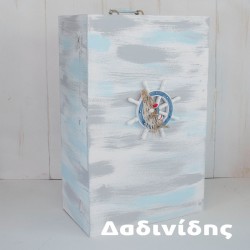 Ξύλινη ντουλάπα βάπτισης με τιμόνι ΚΤ175 Ξύλινη ντουλάπα βάπτισης με τιμόνι ΚΤ175