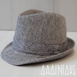 Καπέλο καβουράκι ψάθινο γκρι ΚΑΠ246 Καπέλο καβουράκι ψάθινο γκρι ΚΑΠ246