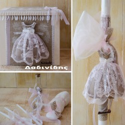 Σετ βάπτισης "Φορεματάκι" ΣΕΤ-Κ20