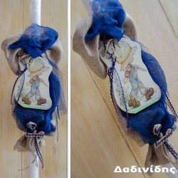 Vintage λαμπάδα με decoupage ΛΑΜΠ214 Vintage λαμπάδα με decoupage ΛΑΜΠ214