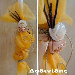 Χειροποίητη vintage λαμπάδα "κλαδάκια και λουλούδια" ΛΑΜΠ123 Χειροποίητη vintage λαμπάδα "κλαδάκια και λουλούδια" ΛΑΜΠ123