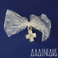 Μαρτυρικά καρφίτσα με ασημένιο σταυρό ΜΑΡ173 Μαρτυρικά καρφίτσα με ασημένιο σταυρό ΜΑΡ173