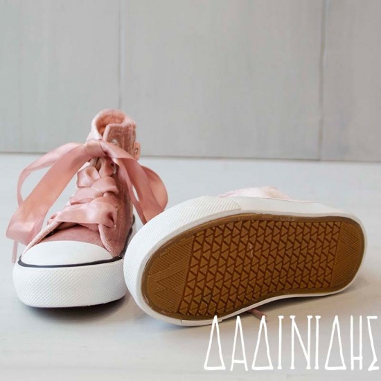 Παπούτσι sneaker βελουτέ ρόζ Minoti ΠΑΠ581 Παπούτσι sneaker βελουτέ ρόζ Minoti ΠΑΠ581