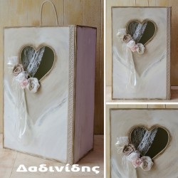 Κουτί βάπτισης "Καρδιά" ΚΤ228 Κουτί βάπτισης "Καρδιά" ΚΤ228