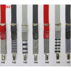 Τιράντες μονόχρωμες με χρωματιστές άκρες ΑΑΞ139