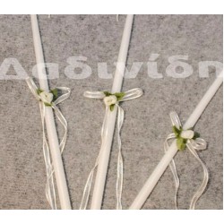 Κεράκια με λουλουδάκια ΚΕΡ103 Κεράκια με λουλουδάκια ΚΕΡ103