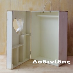 Κουτί βάπτισης "Καρδιά" ΚΤ228 Κουτί βάπτισης "Καρδιά" ΚΤ228