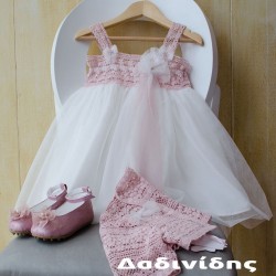 Βαπτιστικό φόρεμα χειροποίητο Κ1471 Βαπτιστικό φόρεμα χειροποίητο Κ1471