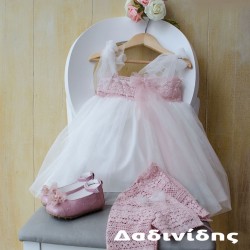Βαπτιστικό φόρεμα χειροποίητο Κ1610 Βαπτιστικό φόρεμα χειροποίητο Κ1610