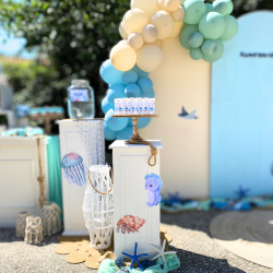 Στολισμός βάπτισης "Φάλαινα-Βυθός" ΣΤΟΛ220