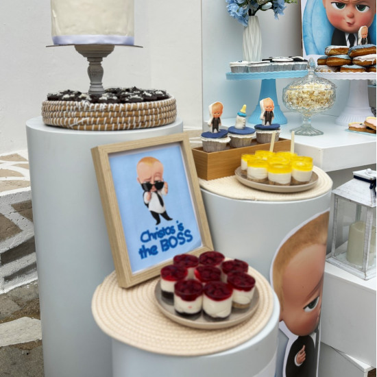 Στολισμός βάπτισης "Baby boss" ΣΤΟΛ239