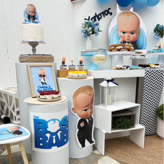 Στολισμός βάπτισης "Baby boss" ΣΤΟΛ239