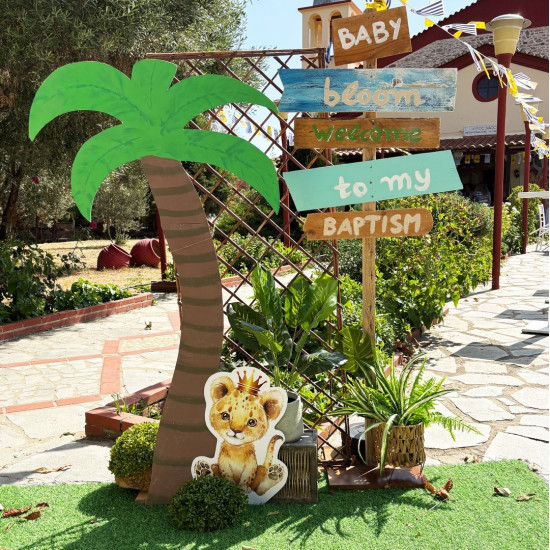 Στολισμός βάπτισης "Λιονταράκι" ΣΤΟΛ243
