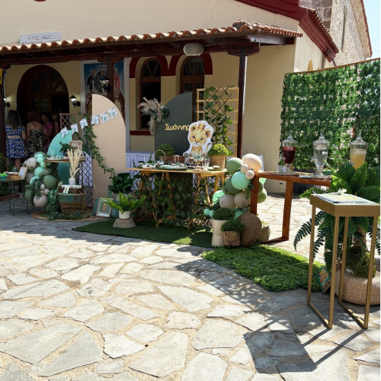 Στολισμός βάπτισης "Λιονταράκι" ΣΤΟΛ243